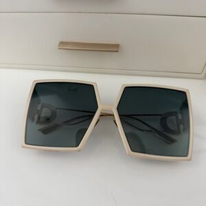 Christian Dior montaigne Ivory Sunglasses